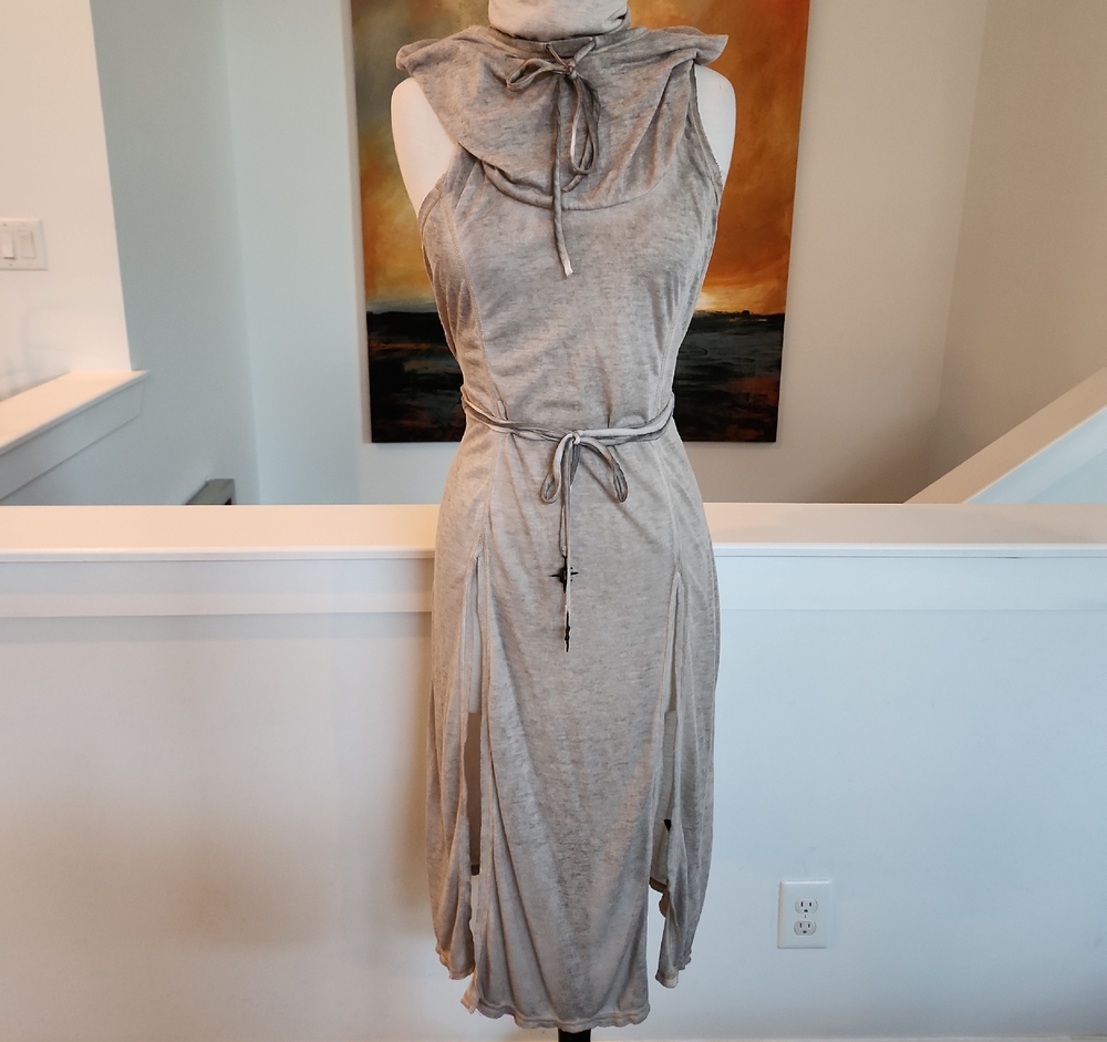 Dolls Kill Darker Wavs Dress with Turtle Neck And Hood SIZE L